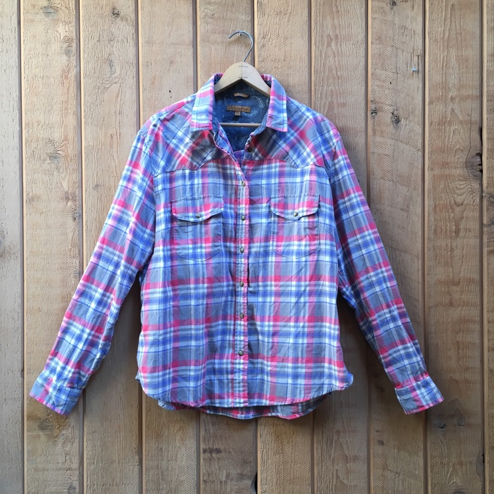Jachs Girlfriend Bea Plaid Button Down Shirt